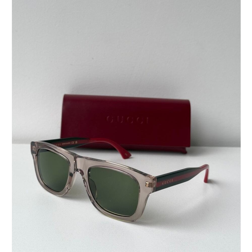 NEW Gucci GG1991S 003 Brown Square Sunglasses $395